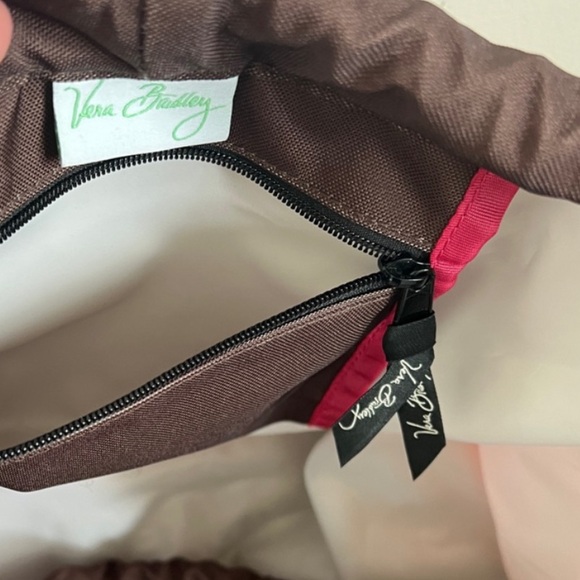 Vera Bradley Big Huge Laundry Tote Mocha Rouge - Picture 3 of 6